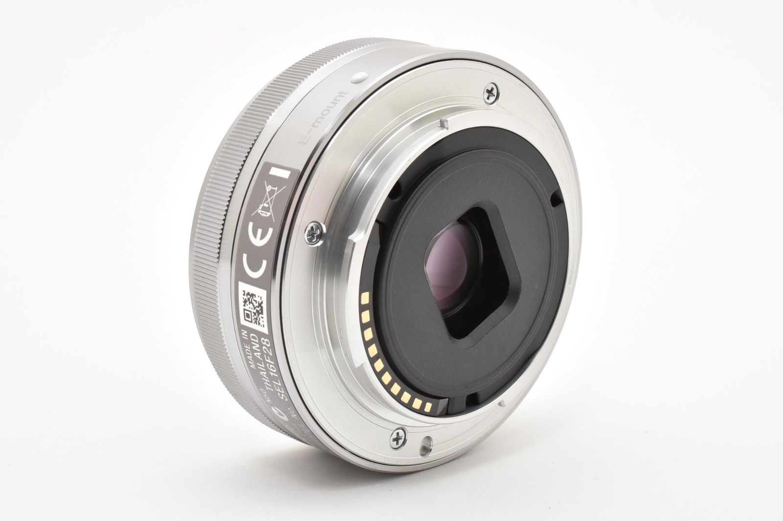 実用美品 Sony ソニー E 2.8 16mm SEL16F28 シルバー AFレンズ #4185-6