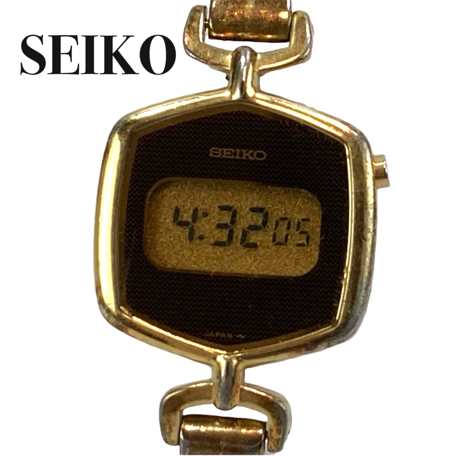 新品電池交換済 】SEIKO セイコー デジタル クォーツ 腕時計 
