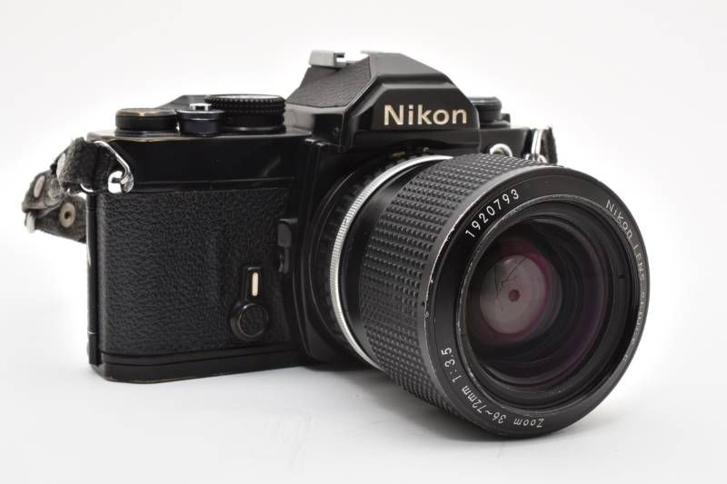 実用品 Nikon ニコン FM 黒 ブラック / Ai-S SERIES E Zoom 36-72mm