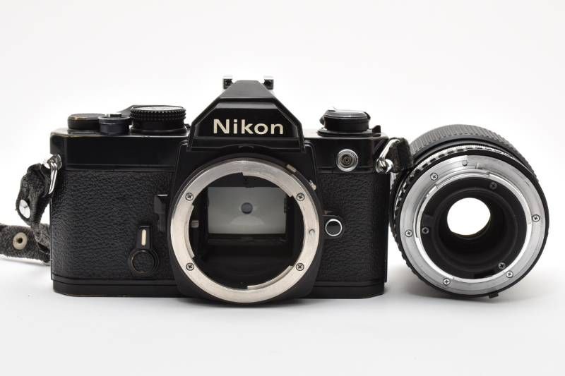 ニコンFM(後期型)ブラック 実用品 実用品 Nikon ニコン FM 黒 ブラック / Ai-S SERIES E Zoom 36-72mm