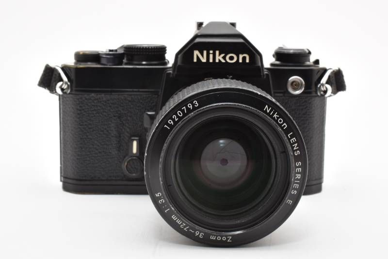 実用品 Nikon ニコン FM 黒 ブラック / Ai-S SERIES E Zoom 36-72mm