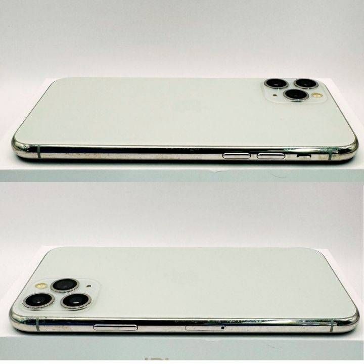 iPhone11Pro 256GB シルバー SIMフリー 動作確認済 新品バッテリー100