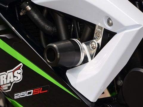 新品 アグラス(AGRAS) レーシングスライダー フレームタイプ レース (アルミベース + ジュラコン) ジュラコン:ホワイト Ninja250SL(15) 342-495-001
