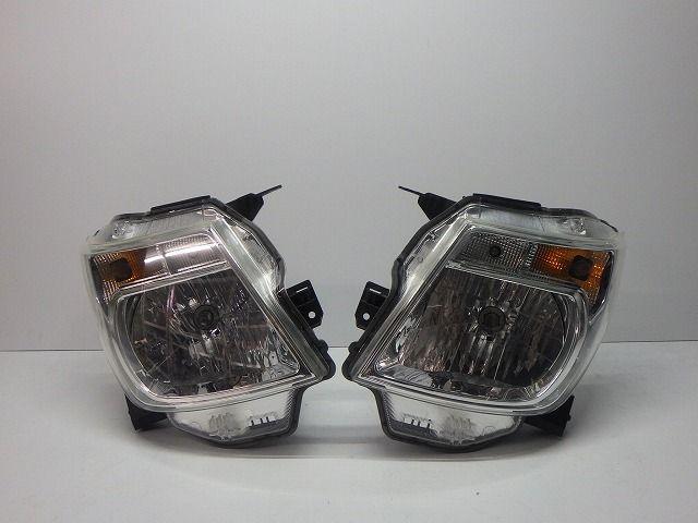 ワゴンR ヘッドライト左右 ハロゲン MH34S 後期 100-59316 W 35120/35320-85P00 コーティング 260527201