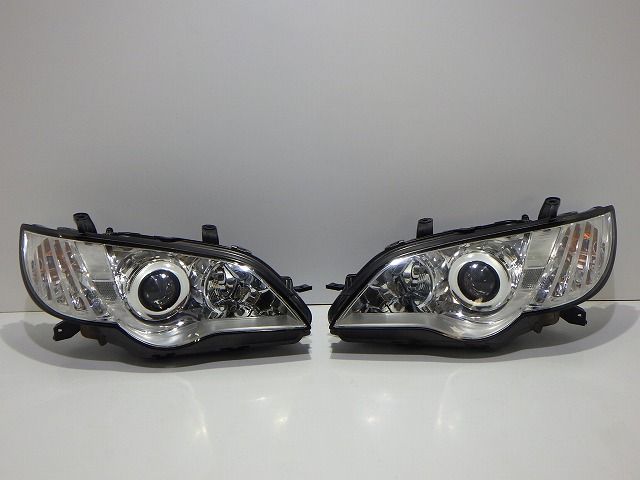 レガシィ　ヘッドライト　左右　HID　BP5/BL5　後期　100-20952　4H　84001AG350/340　コーティング　260527074