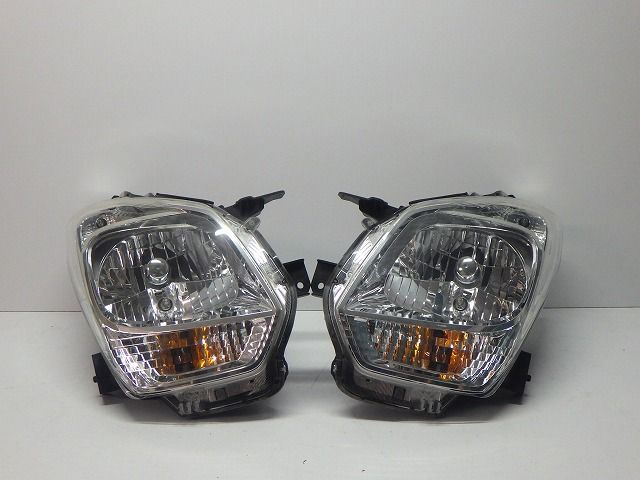 ワゴンR　ヘッドライト　左右　HID　MH34S　前期　100－59270　35120/35320-72M10　コーティング　260527205