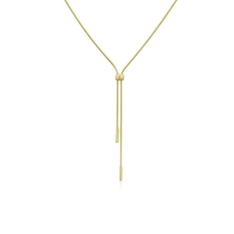 [ARSIS] ネックレス レディース スネークチェーン シンプル カジュアル スクエア Y字型 金属アレルギー対応 18K コーティング サージカルステンレス プレゼント デイリー ジュエリー 普段使い 調節可能 オシャレ 洗練 上品 エレガント オリジ 0 7,520円