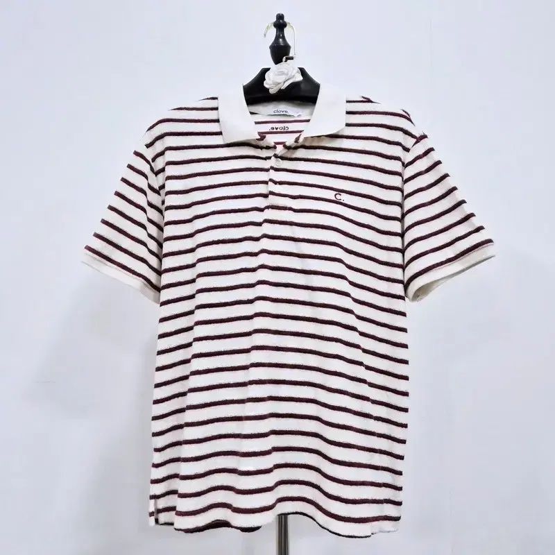 clove クローブ 24ss ストライプ フレンチテリー 半袖 Tシャツ
