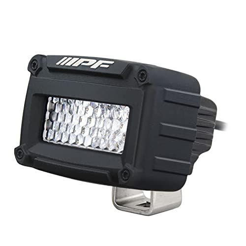 IPF フォグランプ 作業灯 ワークライト LED 2インチ シングル 650lm(460cd) 3200K 電球色 12V用 拡散配光 アウトドア ランタン 軽量 コンパクト 641WL-1(沖縄・離島の方不可)