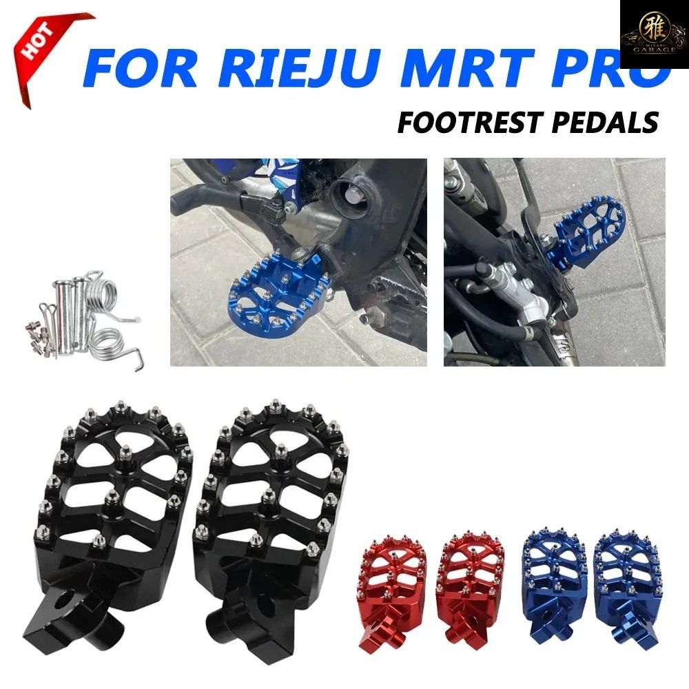 RIEJU MRT PRO MOTORCYCLE FOOTREST FOOTPEGS FOOT PEGS REST PEDAL