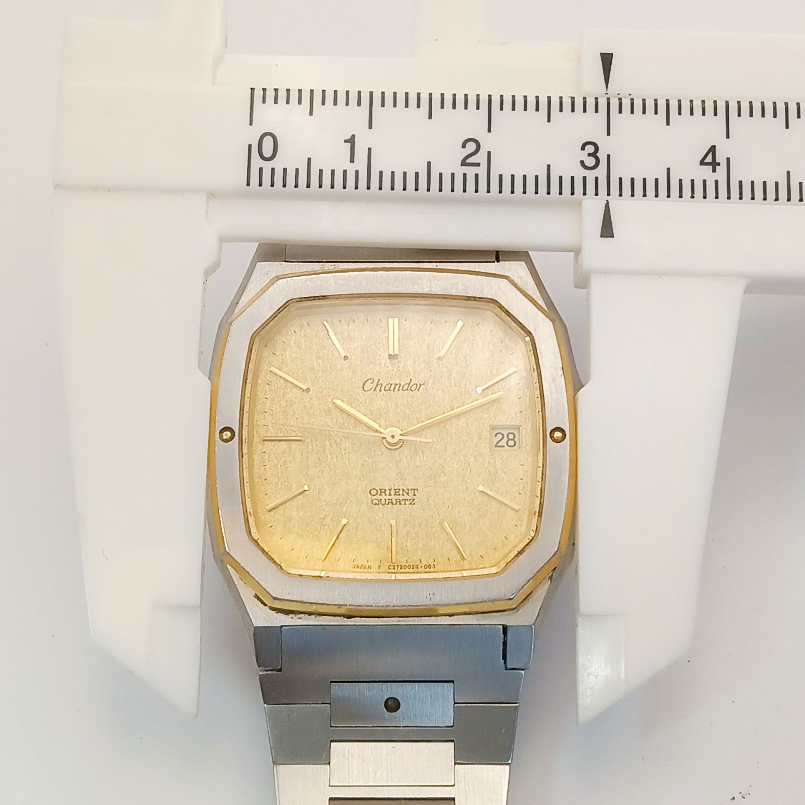 稼働 良品】0528-3 ORIENT Chandor オリエント シャンドール メンズ 