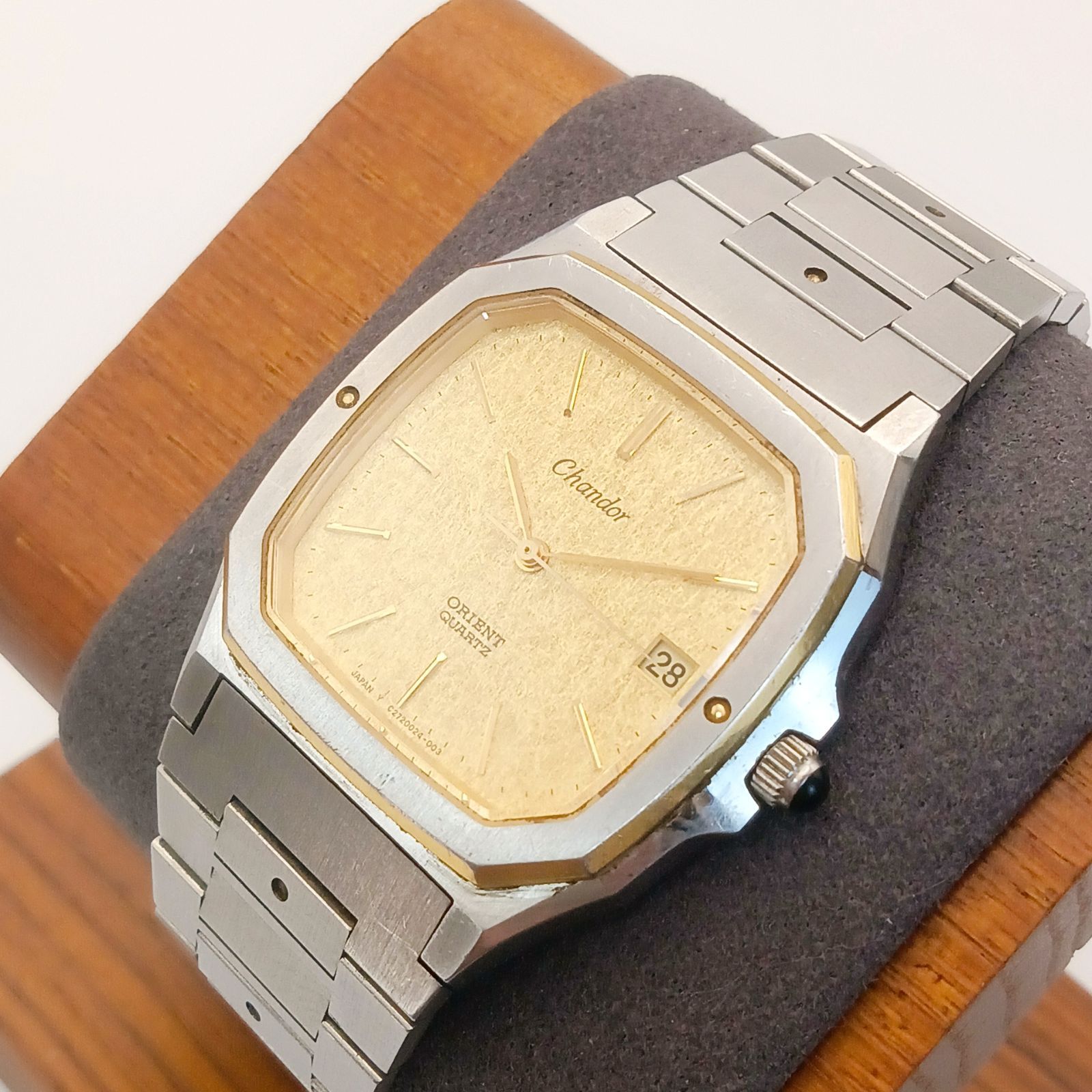 稼働 良品】0528-3 ORIENT Chandor オリエント シャンドール メンズ 