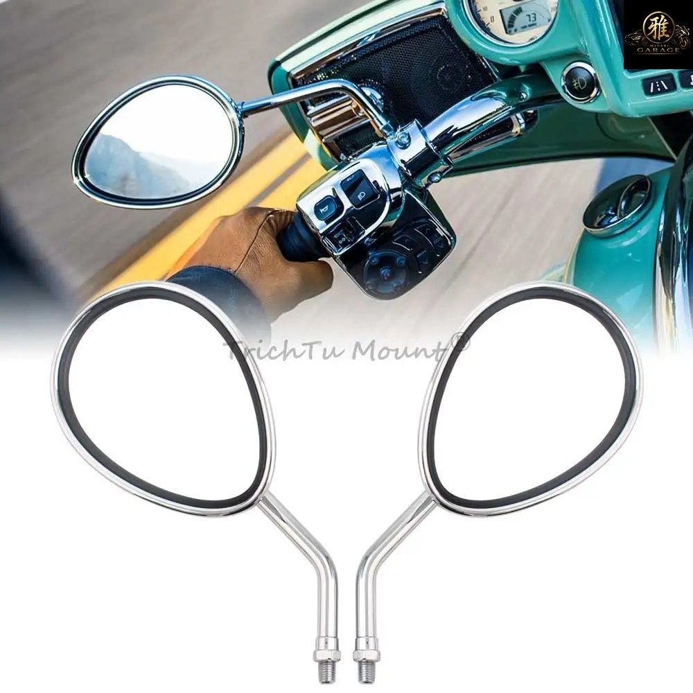 2PCS MOTORCYCLE SIDE MIRROR REAR VIEW MIRRORS INDIAN SCOUT SIXTY CHIEF CHIEFTAIN ROADMASTER 2014-2024