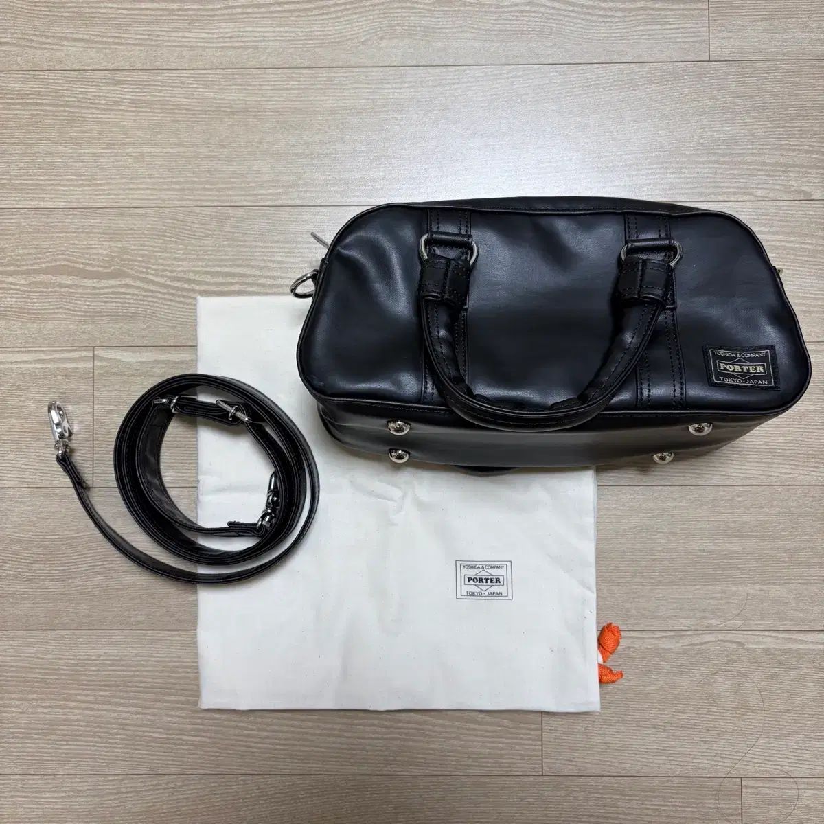 Porter Porter フリースタイル ボストンバッグ ミニ ブラック (未使用に近い 51,166円