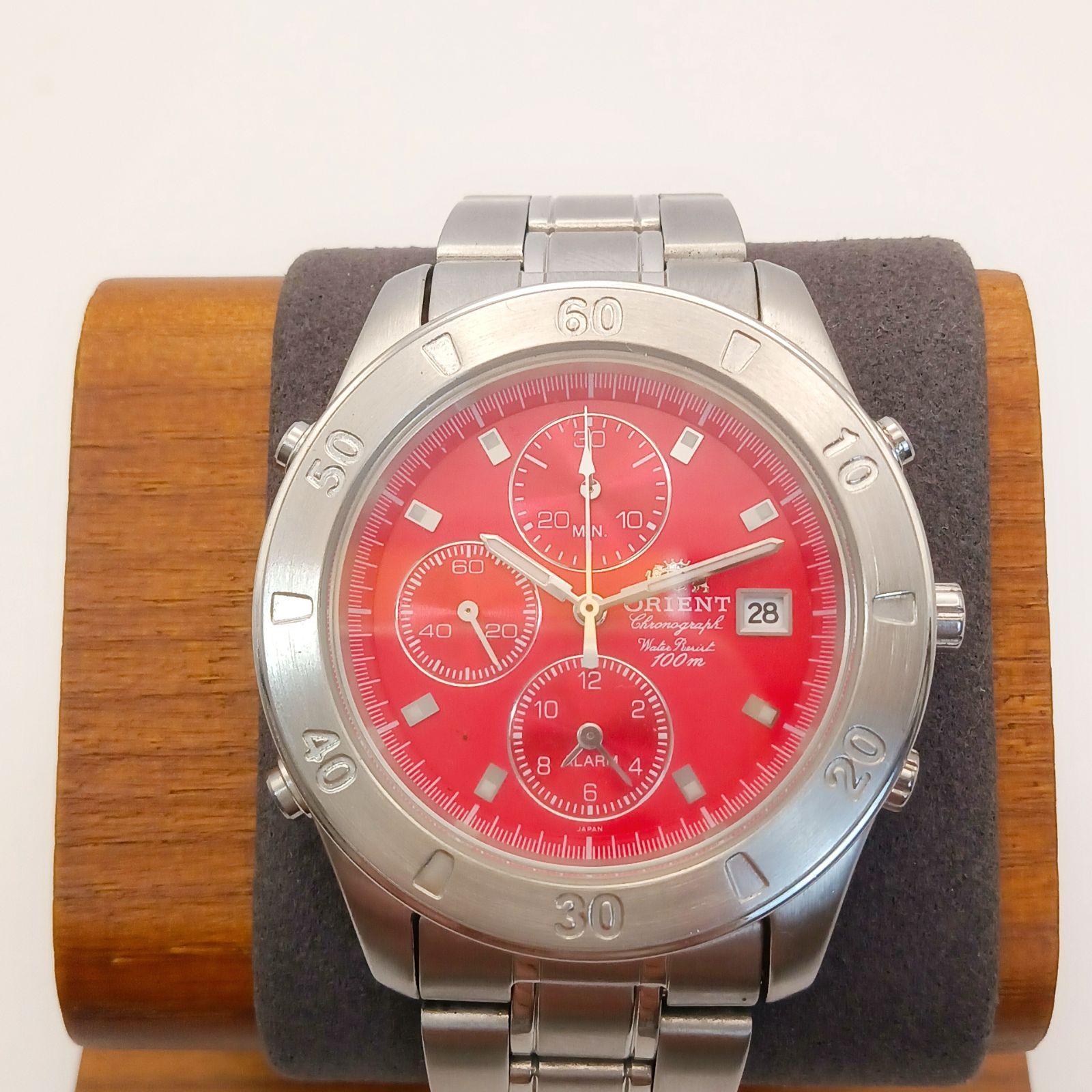 稼働 良品】0528-4 ORIENT オリエント TAOH メンズ腕時計 クロノグラフ 