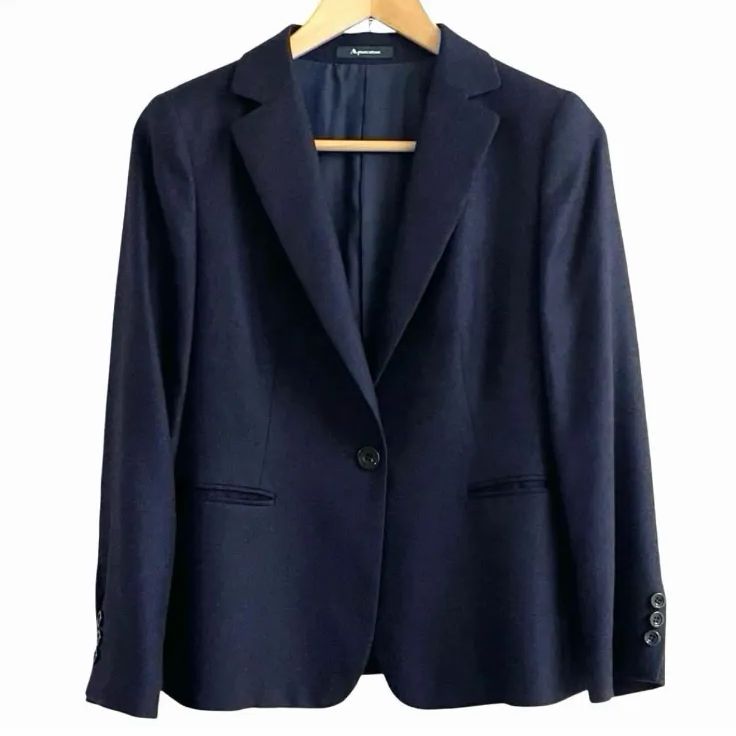 Aquascutum アクアスキュータム Loro Piana ロロピアーナ 毛 ウール 絹 