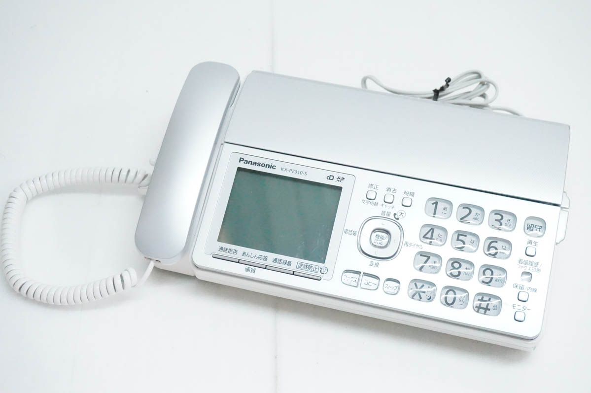 【中古】Panasonicパナソニック デジタルコードレスFAX KX-PZ310 親機のみ
