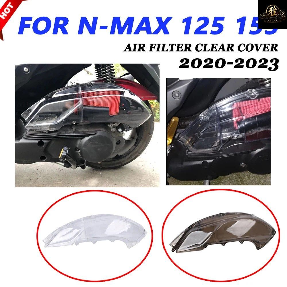 YAMAHA NMAX155 NMAX125 155 2020 - 23 MOTORCYCLE TRANSPARENT AIR FILTER COVER AIR ELEMENT GUARD PROTECTOR 7,824円