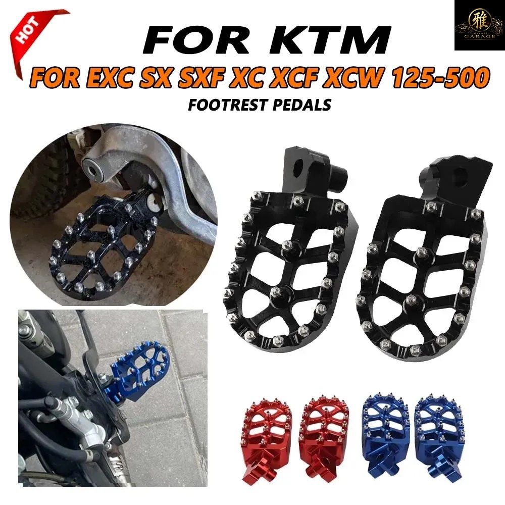 KTM 690 950 990 1050 1090 1190 1290 50 65 85 125 250 SX EXC 50SX 125SX 250SX 85SX FOOTREST FOOTPEGS FOOT RESTS PEDALS