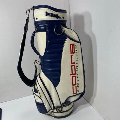 【激レア】中古モデル COBRA GOLF コブラバック 限定 正規品 Cobra コブラ キャディーバッグ 8.5インチ 6分割 カバー付き BBL0304