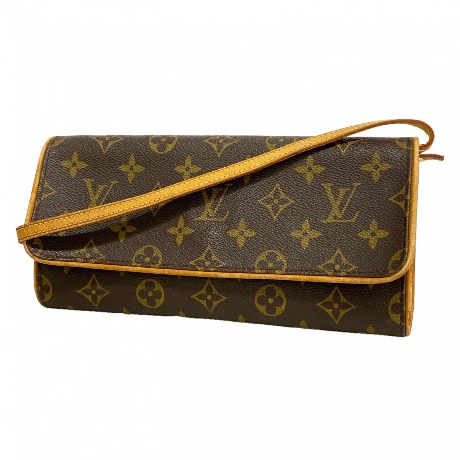 ルイ・ヴィトン(Louis Vuitton) ルイ・ヴィトン ショルダーバッグ モノグラム ポシェットツインGM M51852 ブラウンレディース