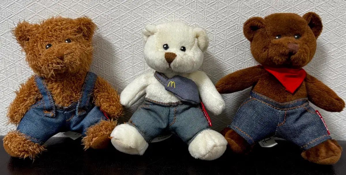 マクドナルド ハッピーセット 2004 クマのぬいぐるみ 3個