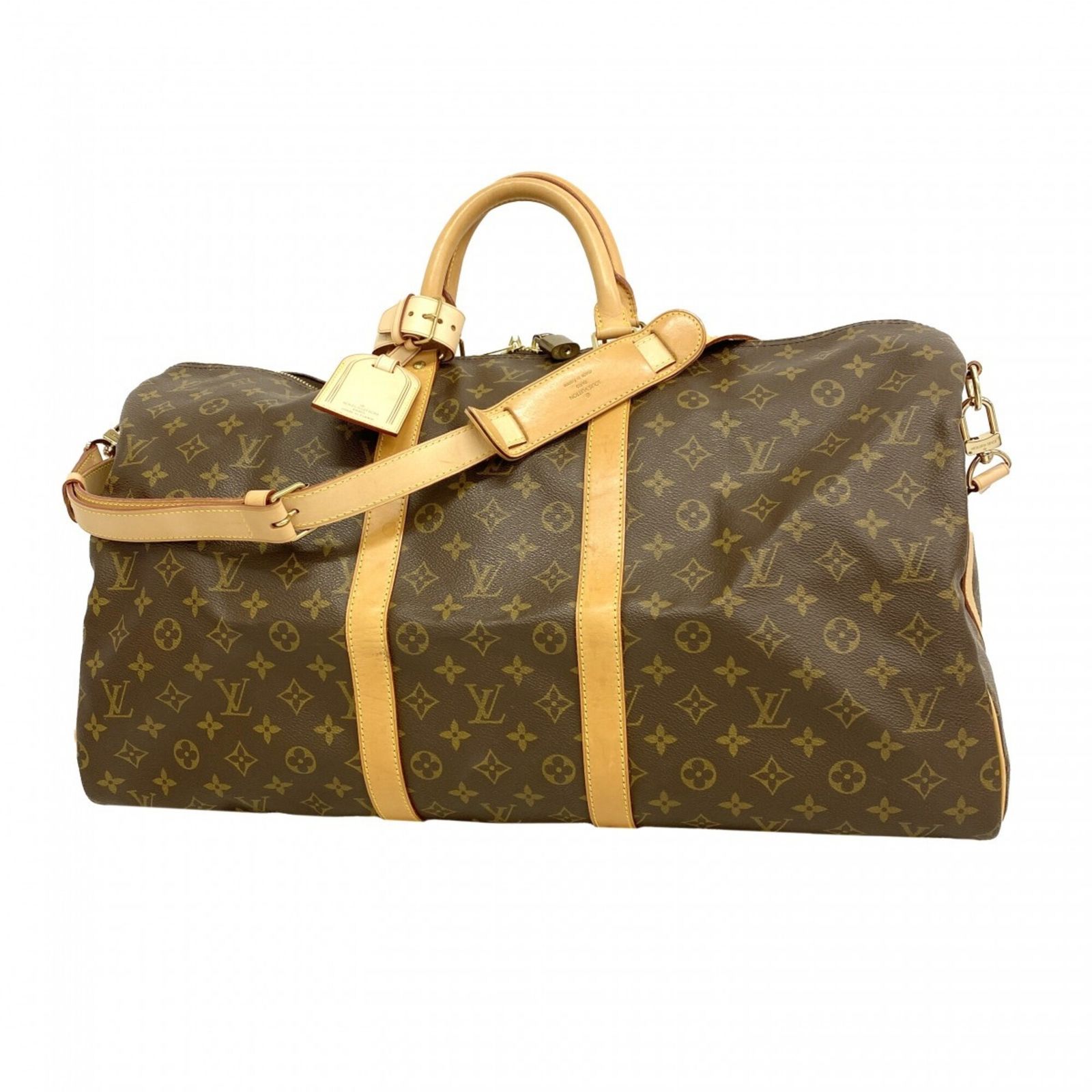 ルイ・ヴィトン(Louis Vuitton) ルイ・ヴィトン バッグ・ボストンバッグ モノグラム キーポルバンドリエール55 M41414 ブラウンメンズ レディース