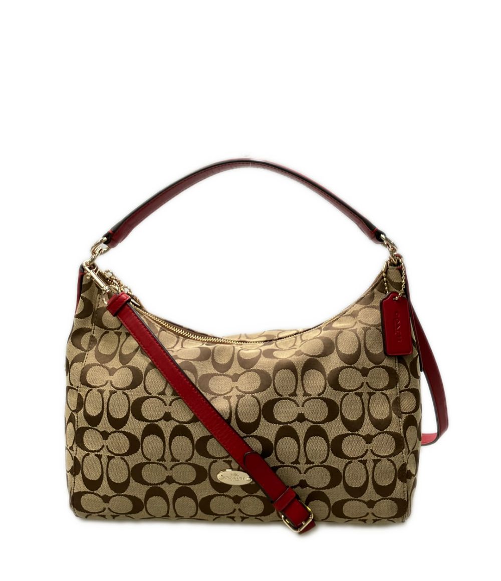 コーチ ハンドバッグ ショルダーバッグ 2WAY 斜め掛け シグネチャー レディース COACH