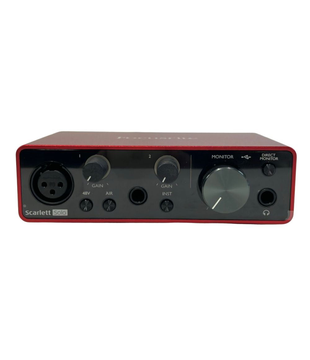 フォーカスライト オーディオインターフェイス Scarlett Solo Focusrite