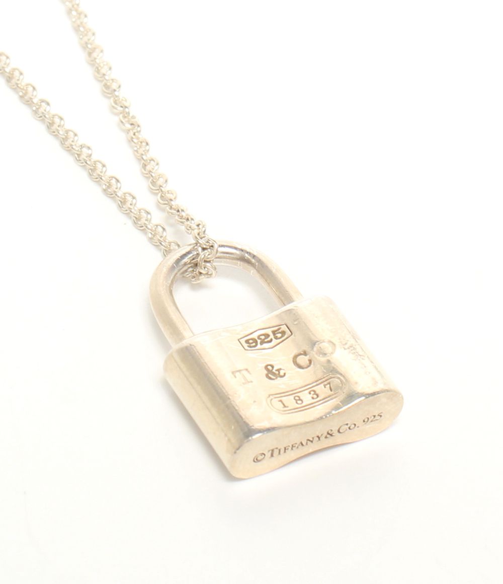【付属有】Tiffany&Co. 1837パドロックネックレス SV925 ティファニー ネックレス SV925 1837 パドロック レディース Tiffany