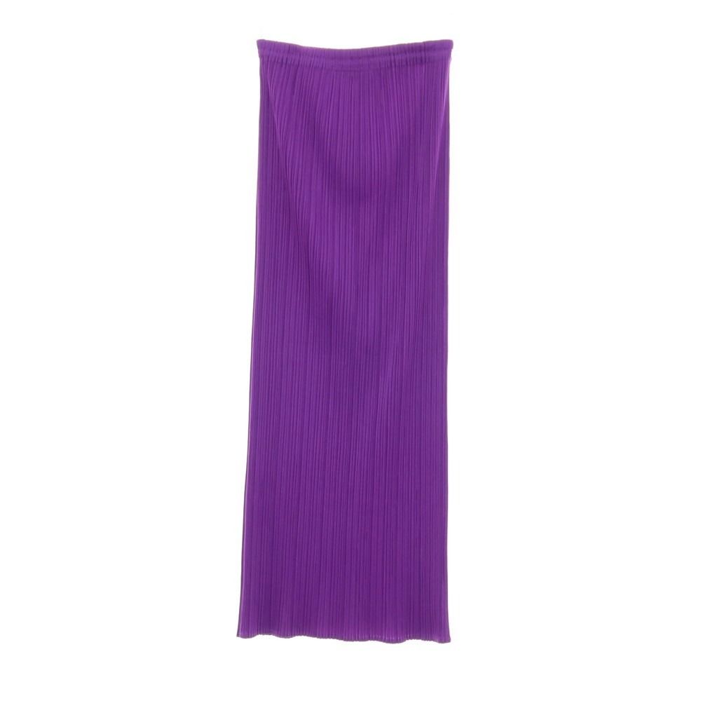 中古】プリーツプリーズ PLEATS PLEASE ポリエステル プリーツ ロング