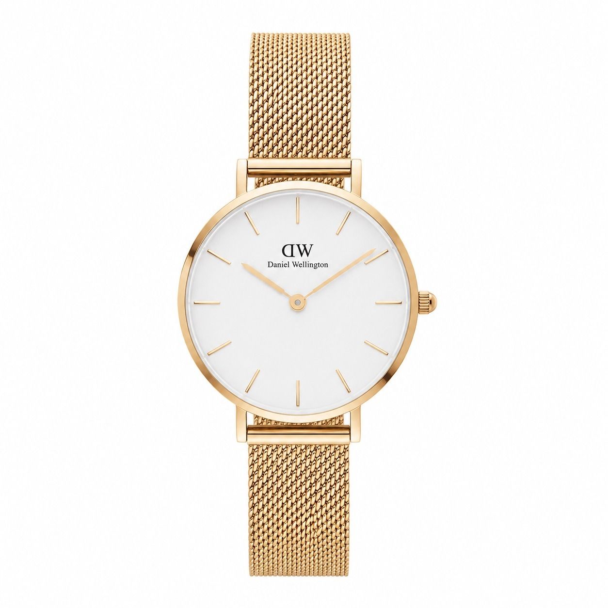 【ギフト対応可】ダニエルウェリントン DANIEL WELLINGTON 腕時計 Petite Evergold 28 ペティート メッシュ ホワイト ゴールド レディース クオーツ アナログ おしゃれ 人気 ブランド 誕生日 記念 プレゼント 送料無料