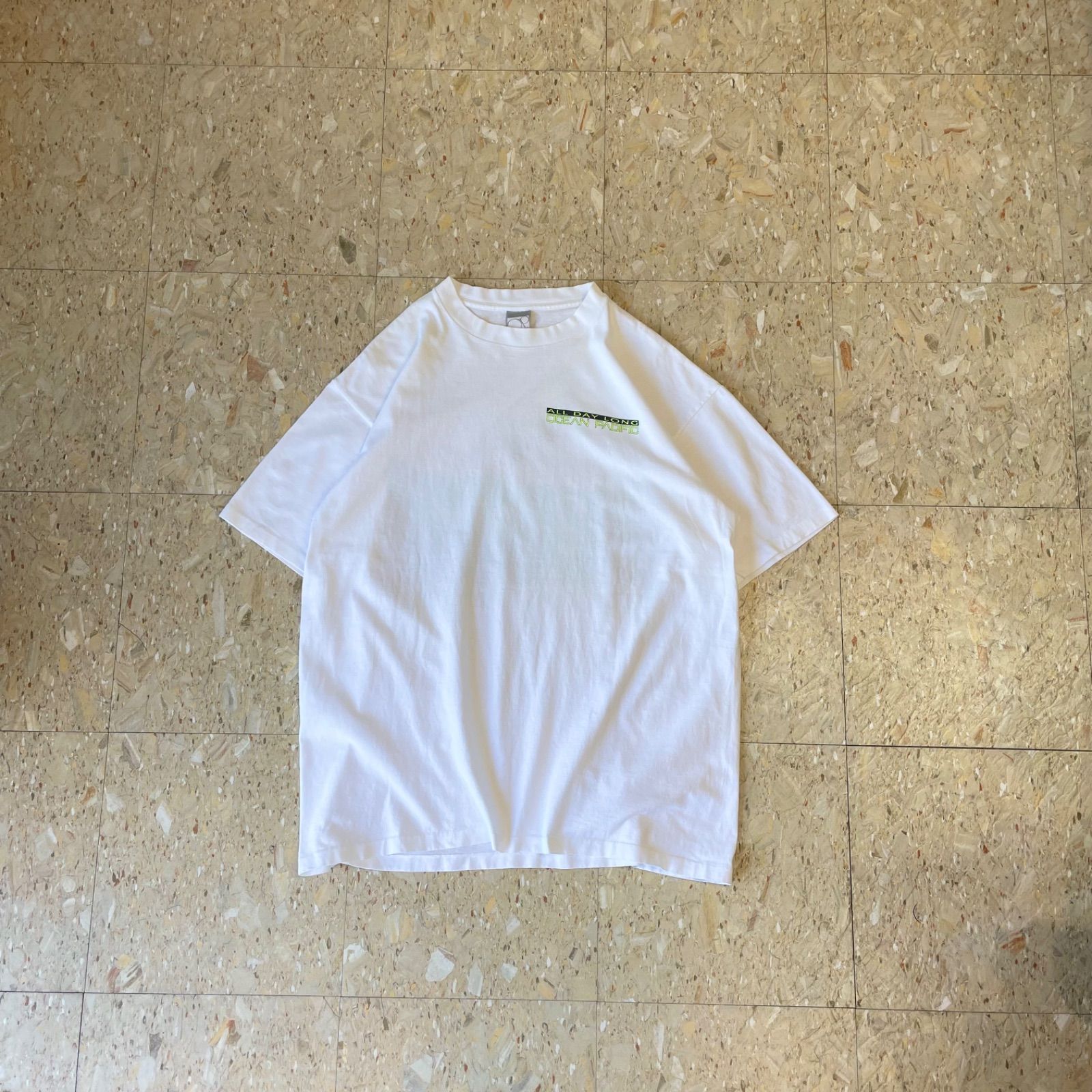 90s USA製 【Ocean Pacific】 OP オールドサーフ Tシャツ ホワイト