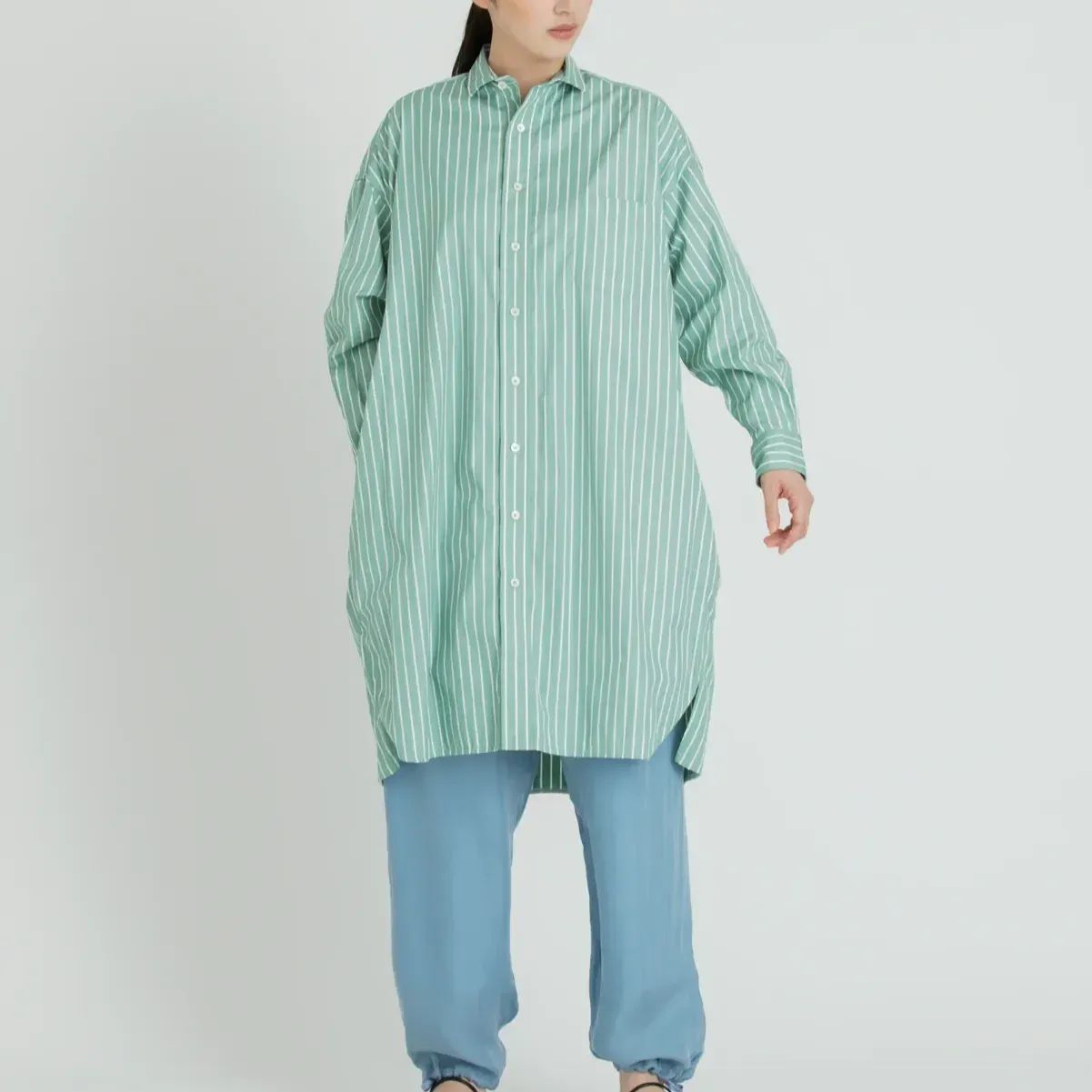 TICCA ティッカ スクエア ビッグ ロングシャツ TBAS-128 フリーサイズ 