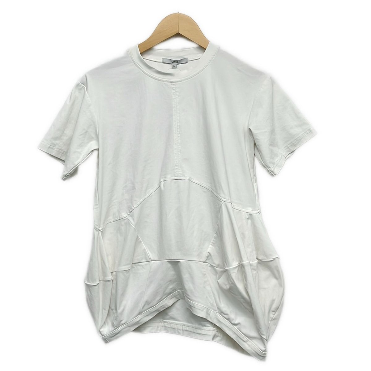 UN3D.(アンスリード) 半袖Tシャツ サイズ36 S レディース - 白 半袖/クルーネック/ストレッチ