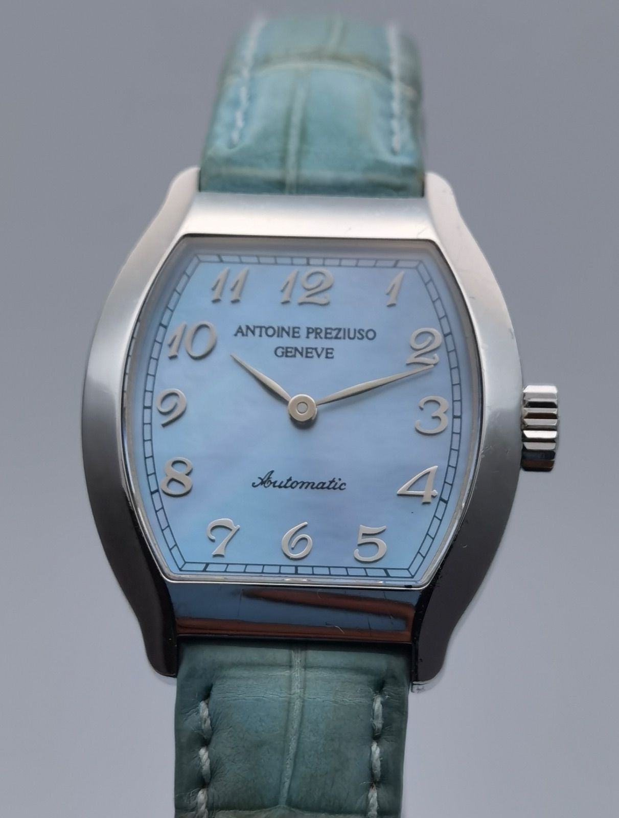 中古 アントワーヌプレジウソ Antoine Preziuso シェル文字盤 SS ステンレス 2針 自動巻き レディース 腕時計