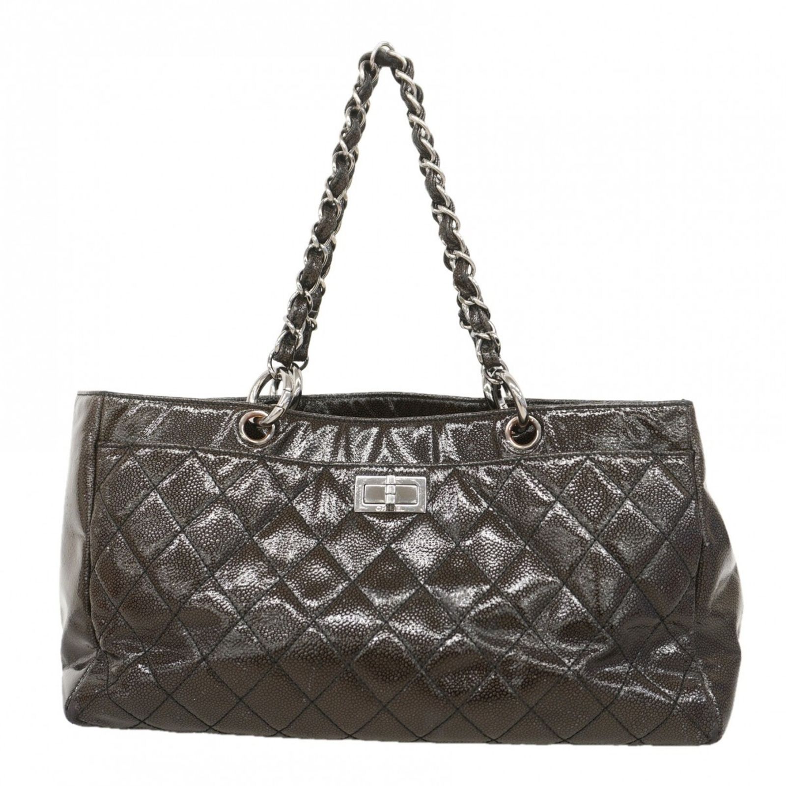 ⭐️CHANEL ボーイシャネル パテントレザー チェーントートバッグ シャネル(Chanel) シャネル トートバッグ・チェーントート 2.55