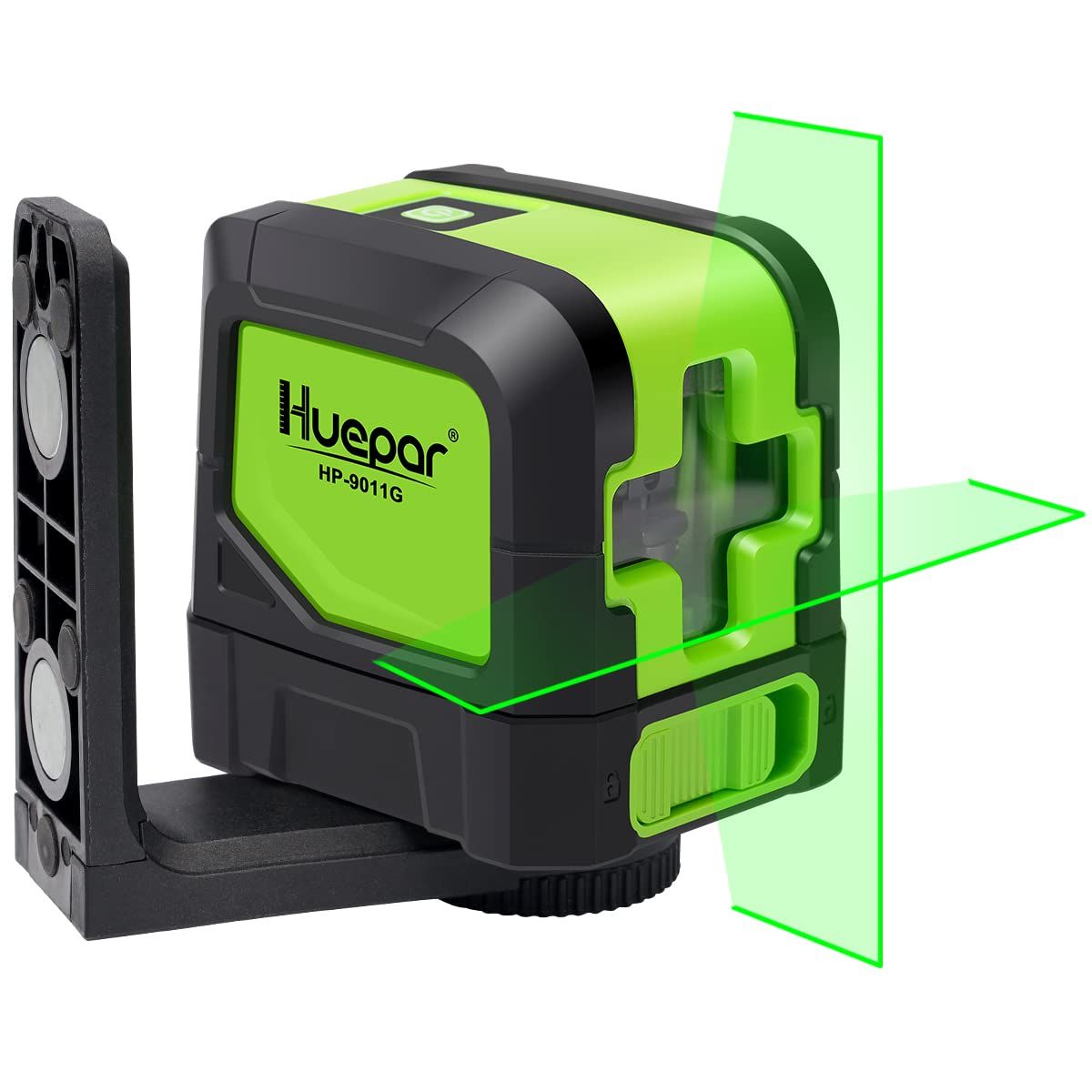 Huepar 2ライン グリーン レーザー墨出し器 クロスラインレーザー 緑色 レーザー 自動補正 傾斜モード 高輝度 ライン出射角110° ミニ型 操作簡単 マグネットベース付き M-9011Gkoe a79a2d34