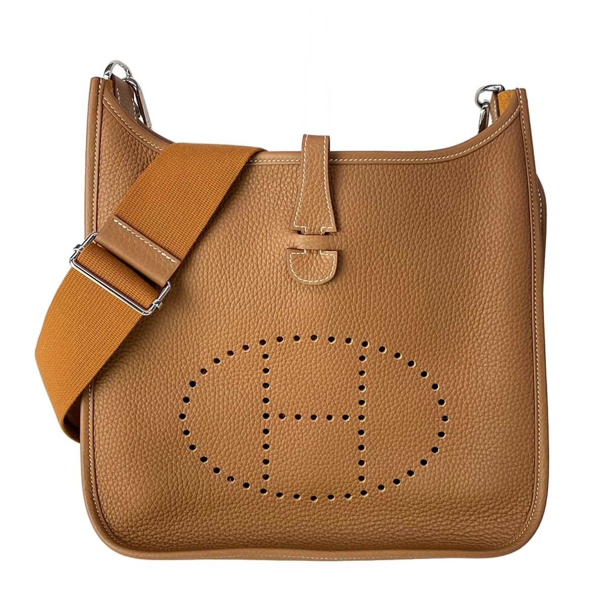 HERMES(エルメス) ショルダーバッグ美品 エブリントロワPM ゴールド シルバー金具