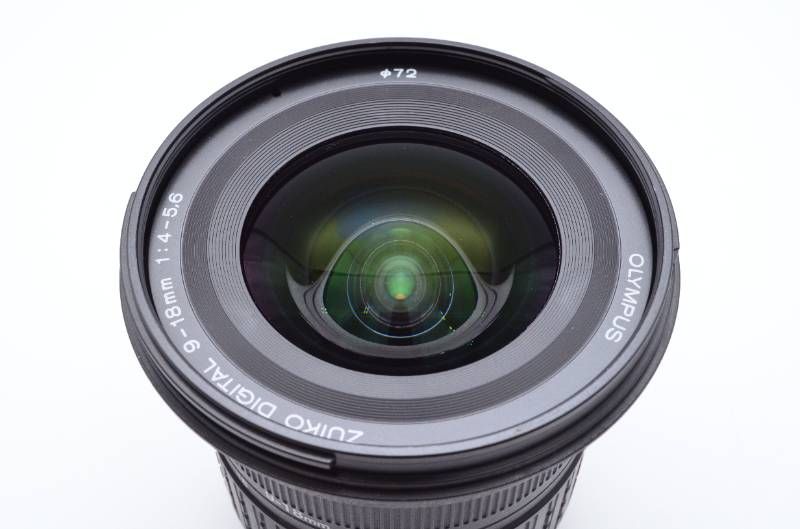 【極美品】OLYMPUS ZUIKO DIGITAL ED 9-18mm F4-5.6 超広角レンズ フォーサーズ 箱付 微細チリ程度