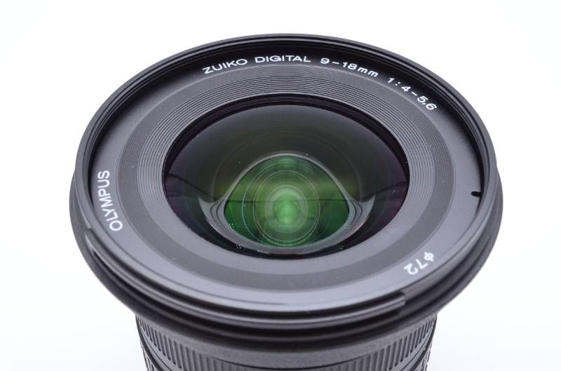 【極美品】OLYMPUS ZUIKO DIGITAL ED 9-18mm F4-5.6 超広角レンズ フォーサーズ 箱付 微細チリ程度
