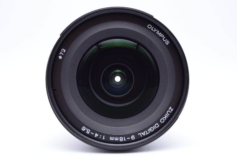 【極美品】OLYMPUS ZUIKO DIGITAL ED 9-18mm F4-5.6 超広角レンズ フォーサーズ 箱付 微細チリ程度