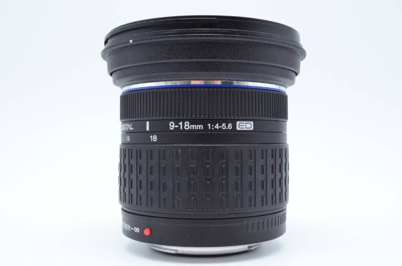 【極美品】OLYMPUS ZUIKO DIGITAL ED 9-18mm F4-5.6 超広角レンズ フォーサーズ 箱付 微細チリ程度