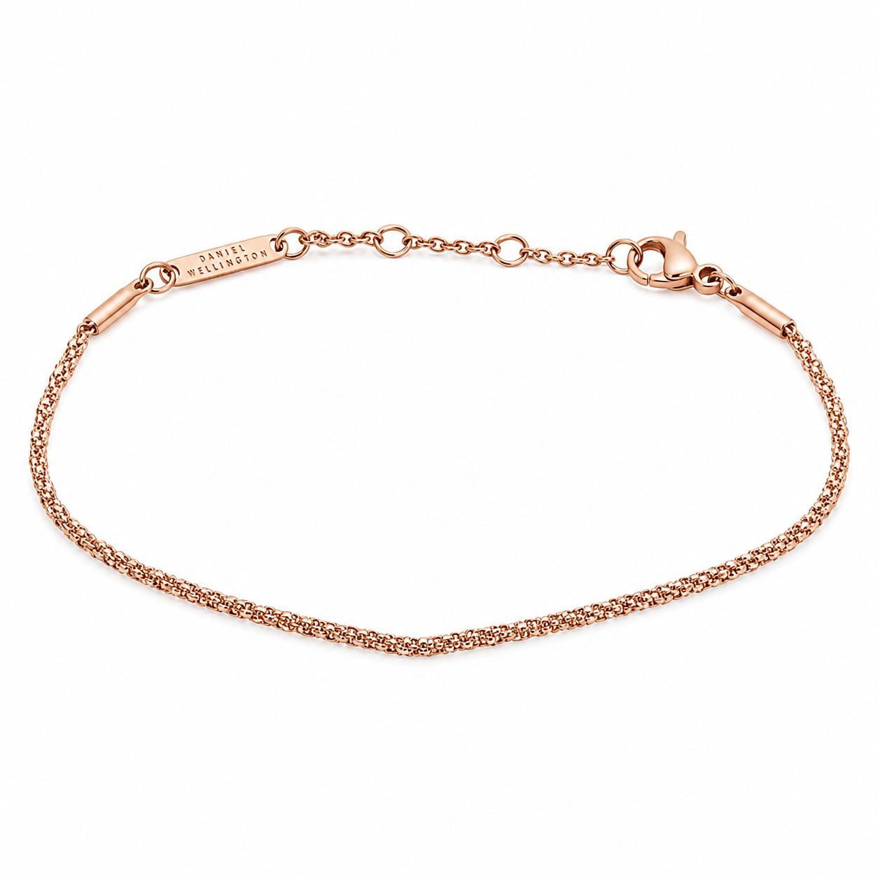【ギフト対応可】ダニエルウェリントン DANIEL WELLINGTON ブレスレット Elan Twisted Chain Bracelet RG ローズゴールド レディース 高級感 上品 アクセサリー 人気 ブランド おしゃれ 誕生日 プレゼント 送料無料