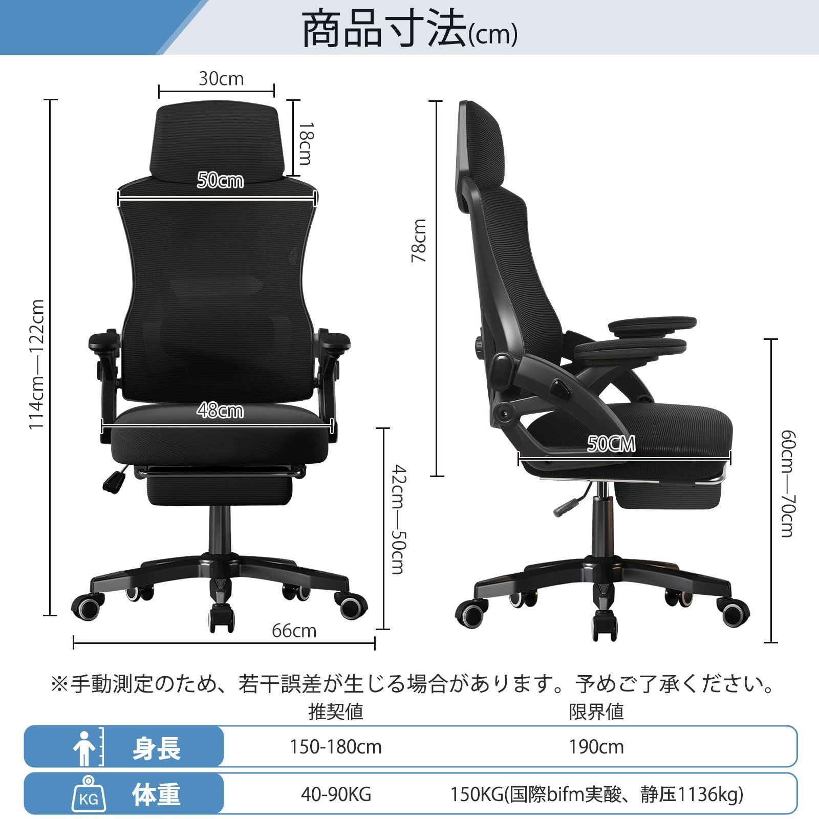 Goswave] オフィスチェア 椅子 テレワーク 疲れない デスクチェア 