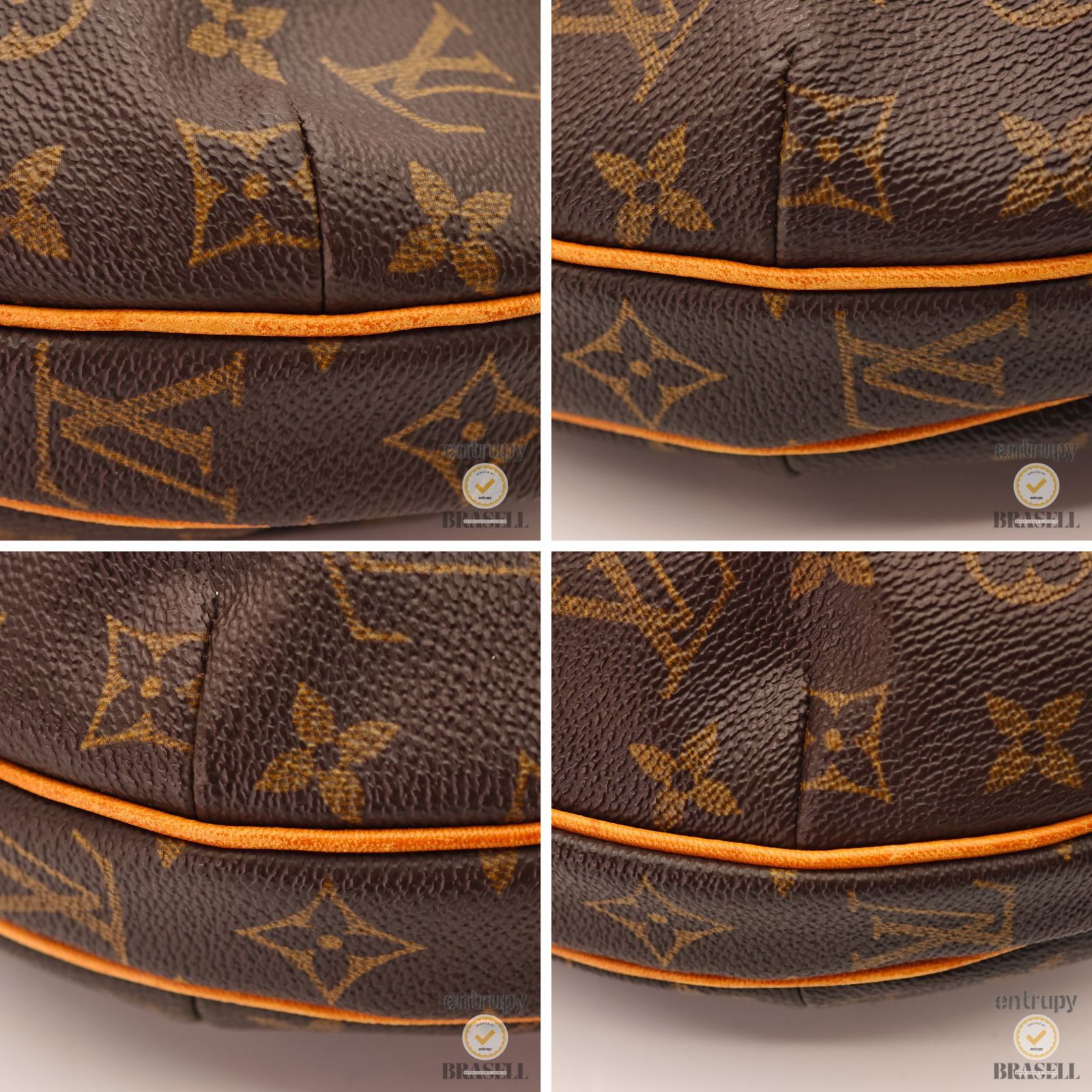 LOUIS VUITTON クロワッサン M51512 バッグ ハンドバッグ ブラウン レディース