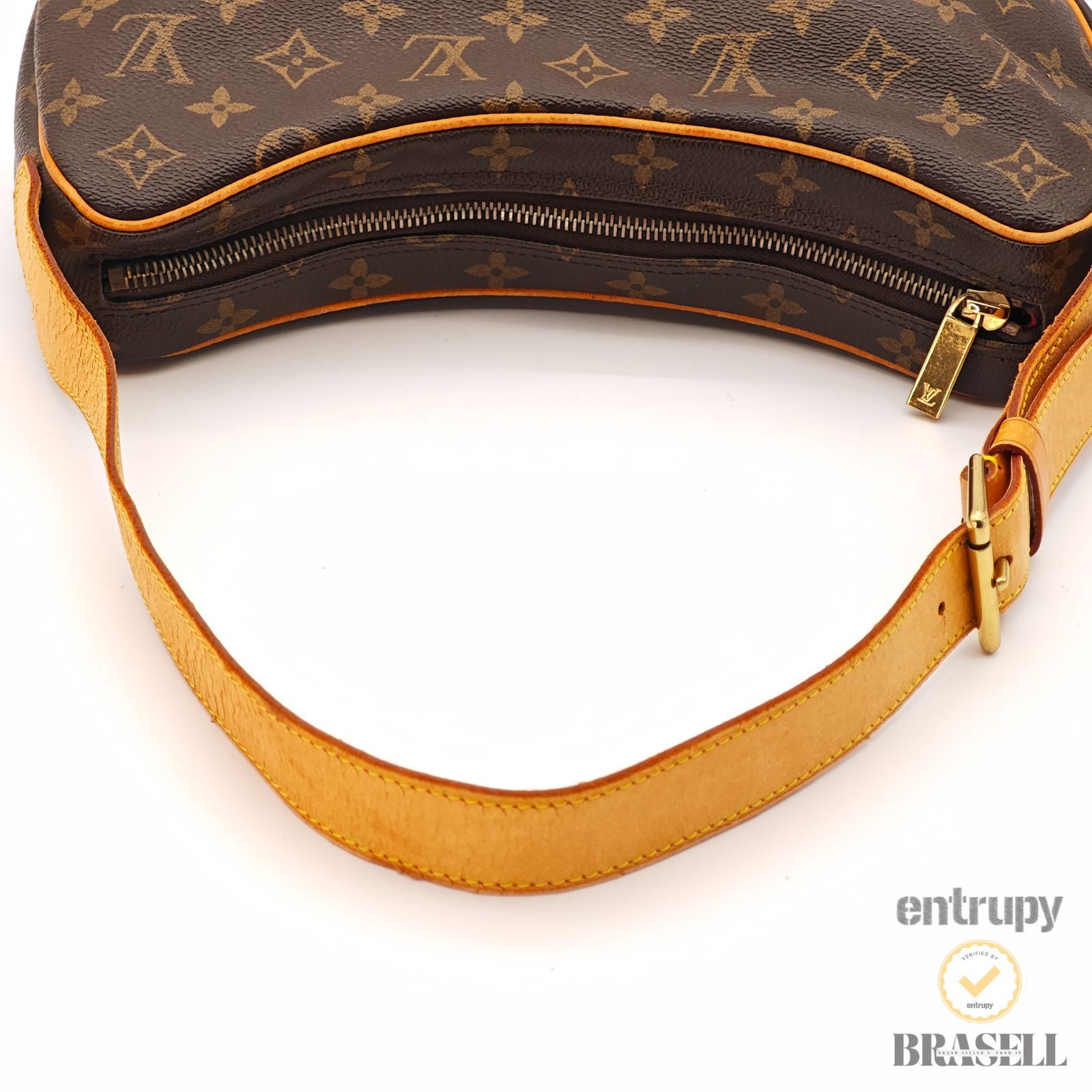LOUIS VUITTON クロワッサン M51512 バッグ ハンドバッグ ブラウン レディース