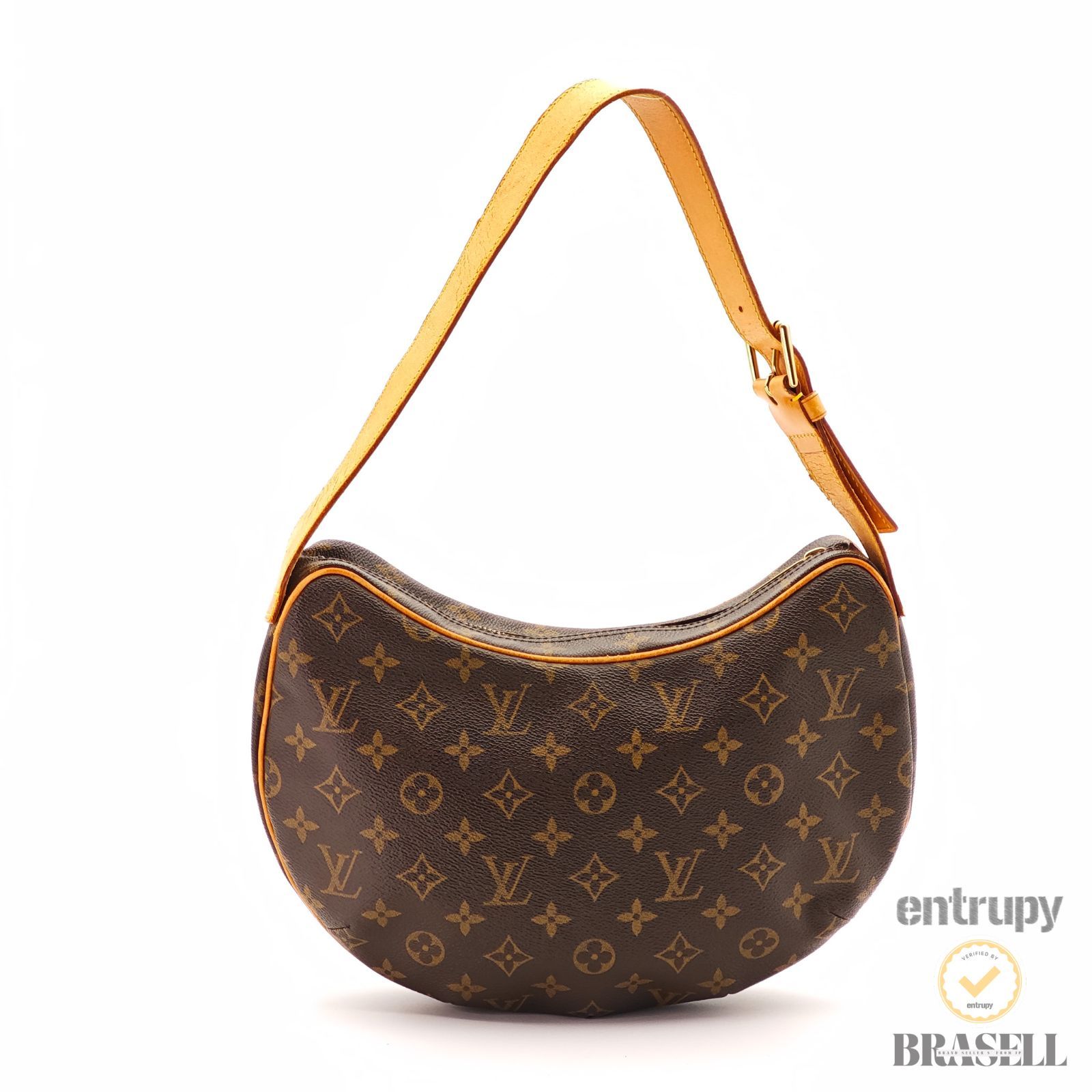 LOUIS VUITTON クロワッサン M51512 バッグ ハンドバッグ ブラウン レディース