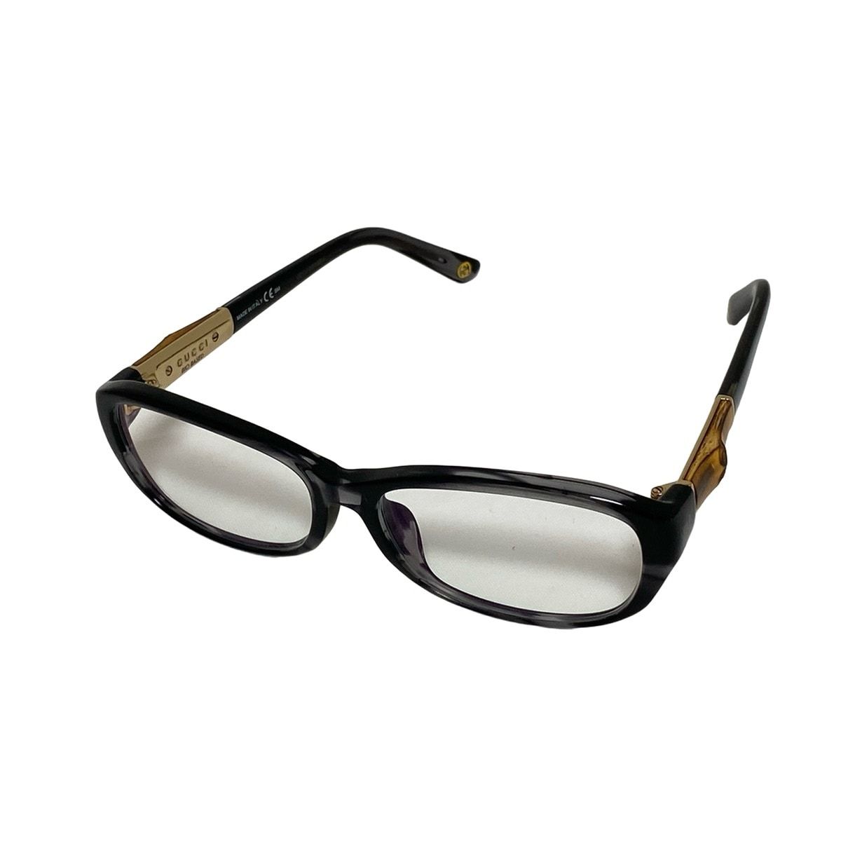 GUCCI(グッチ) メガネ - GG5002/F クリア×黒×ブラウン 14,744円