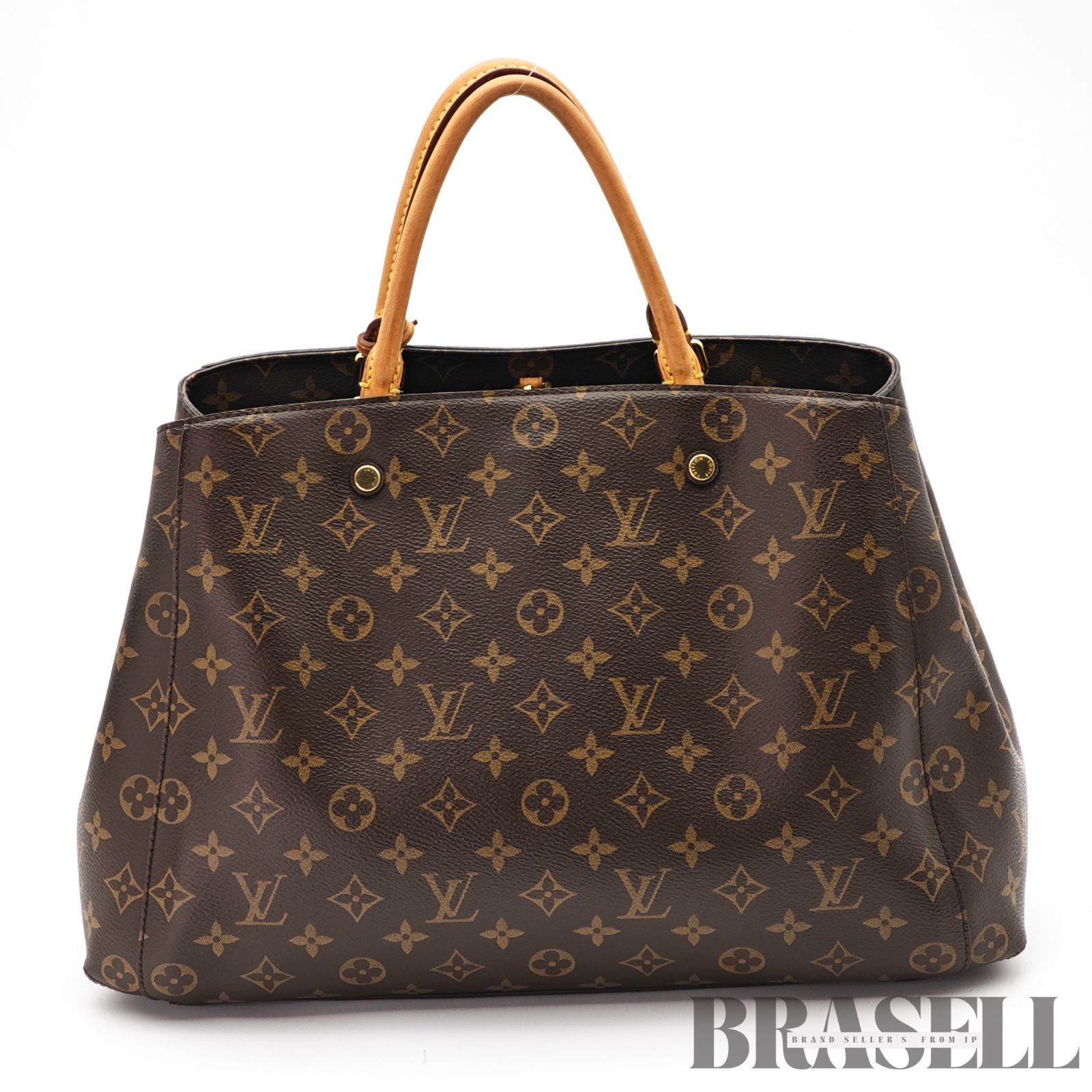 LOUIS VUITTON モンテーニュGM M41067 バッグ 2way ハンドバッグ ショルダーバッグ ブラウン レディース 鍵 ショルダーストラップ LOUIS VUITTON モンテーニュGM M41067 バッグ 2way ハンドバッグ ショルダーバッグ ブラウン レディース 鍵 ショルダーストラップ